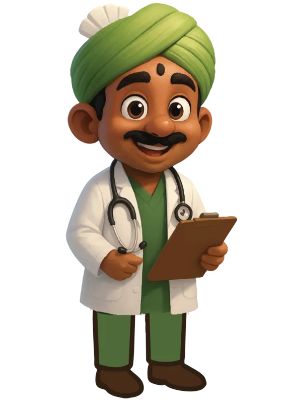 Lal Feeds expert doctor mascot